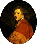 Sir Joshua Reynolds self-portrait in doctoral robes painting